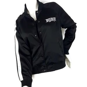 Justin Bieber Purpose Tour Satin Bomber Jacket